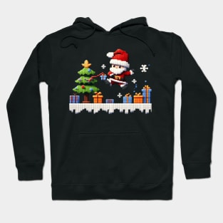 Christmas Santa embroidery style 29 Hoodie